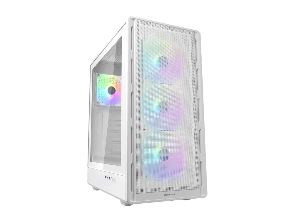 Gabinete Pc Cougar Airface Pure RGB, Color Blanco 1