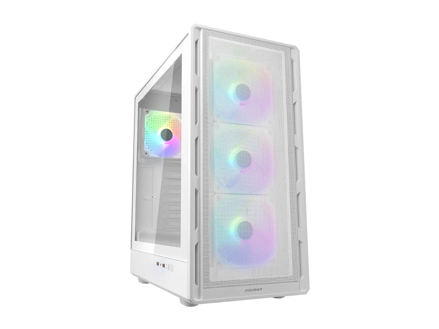 Gabinete Pc Cougar Airface Pure RGB, Color Blanco 1