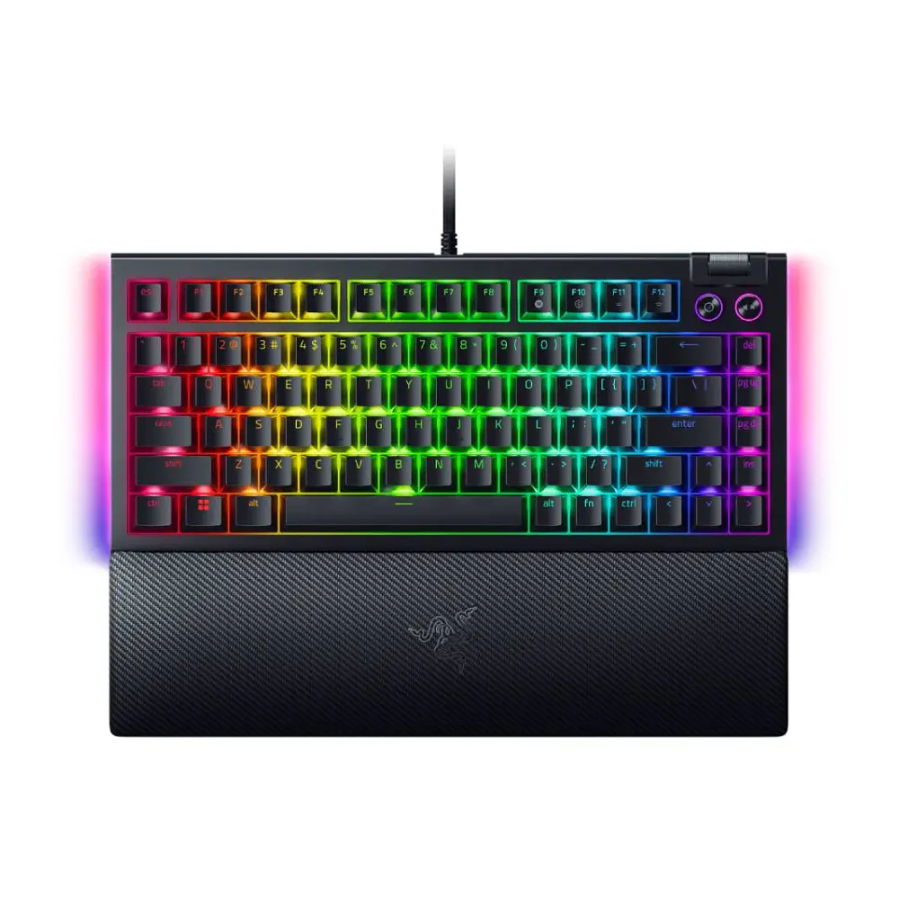 Teclado Gamer Razer Blackwidow V4 Negro 75%, Switch Naranjos, Inglés 1