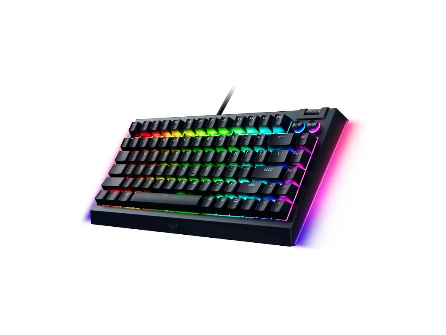 Teclado Gamer Razer Blackwidow V4 Negro 75%, Switch Naranjos, Inglés 2