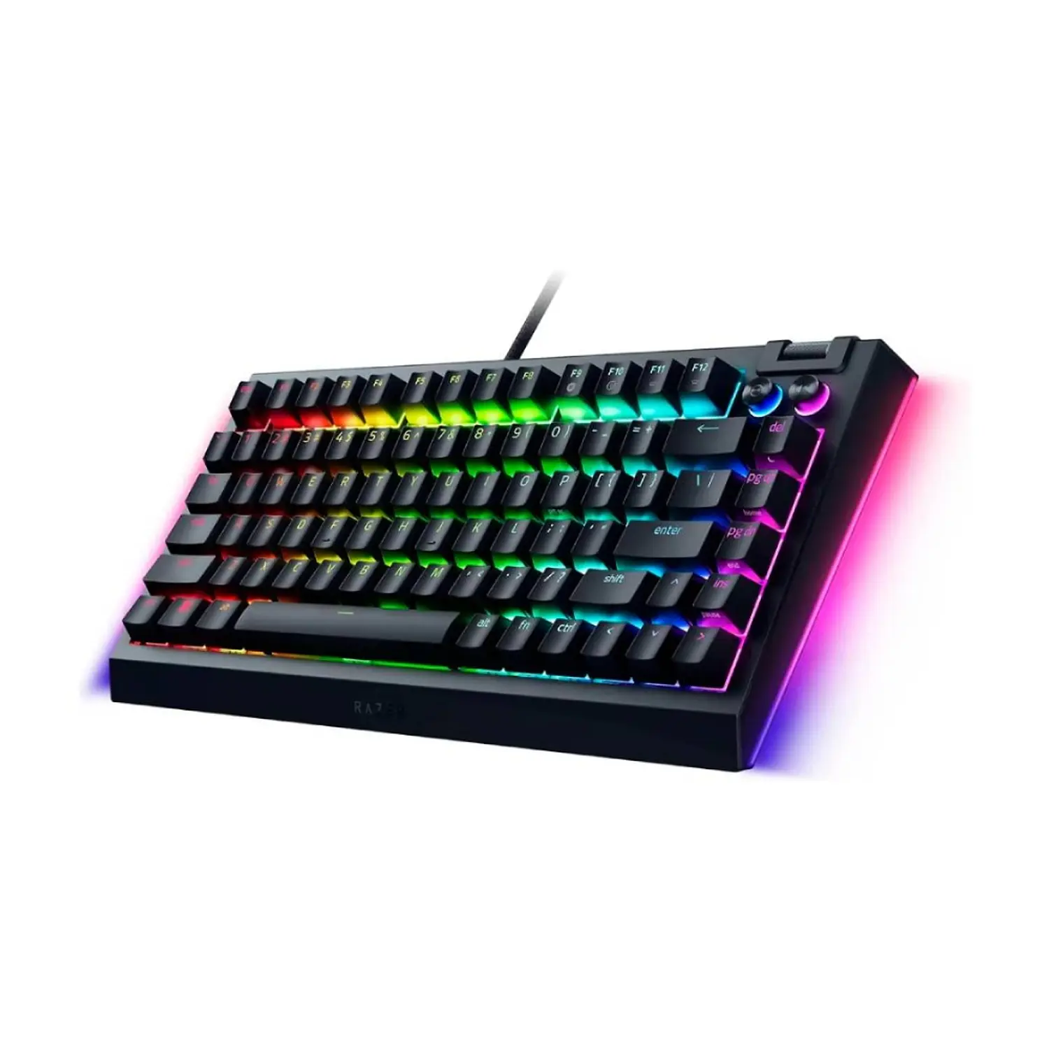 Teclado Gamer Razer Blackwidow V4 Negro 75%, Switch Naranjos, Inglés 2
