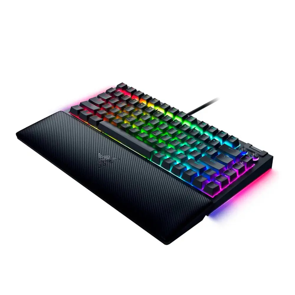 Teclado Gamer Razer Blackwidow V4 Negro 75%, Switch Naranjos, Inglés 3