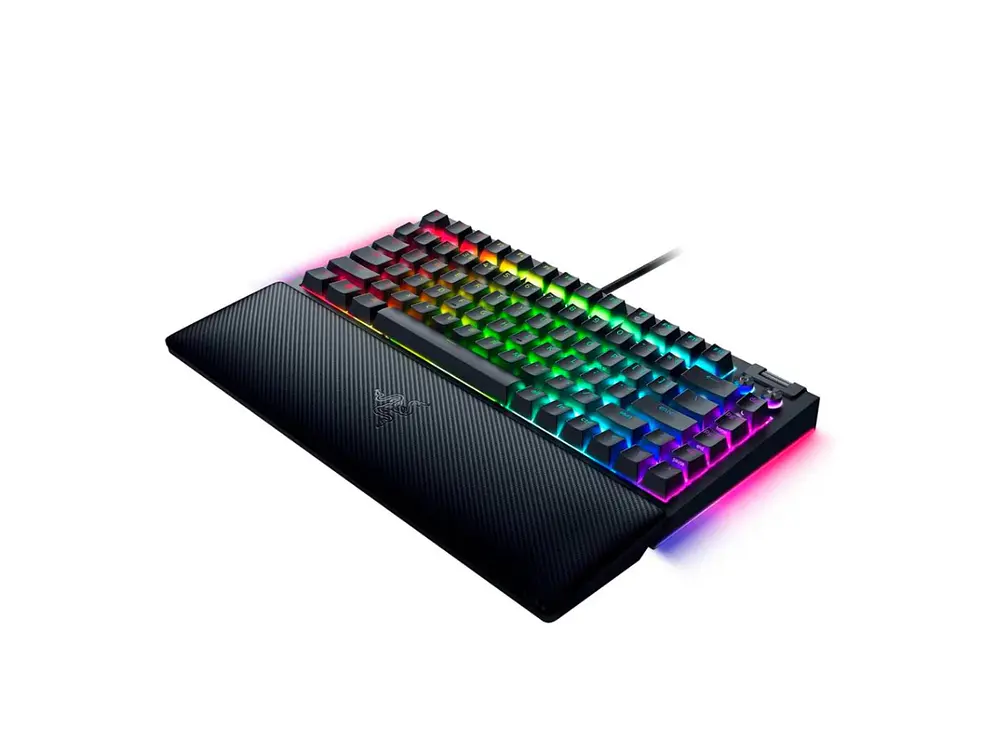 Teclado Gamer Razer Blackwidow V4 Negro 75%, Switch Naranjos, Inglés 3