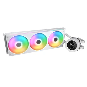 Refrigeración Líquida CPU Cougar Poseidon Vistek 360 ARGB, AM5,  LGA1851, Color Blanco