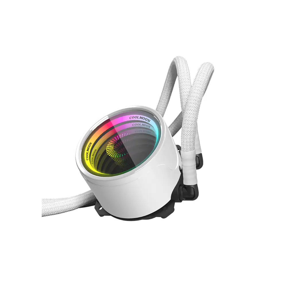 Refrigeración Liquida Coolmoon Icemoon 360 ARGB, LGA 1851, AM5, Color Blanco 2