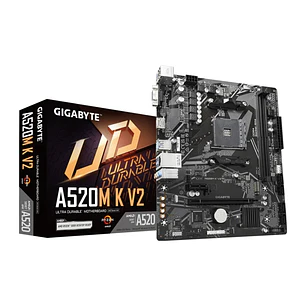 Placa Madre AMD Gigabyte A520M K V2 AMD, DDR4