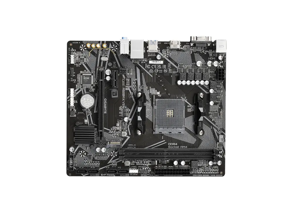 Placa Madre AMD Gigabyte A520M K V2 AMD, DDR4 4