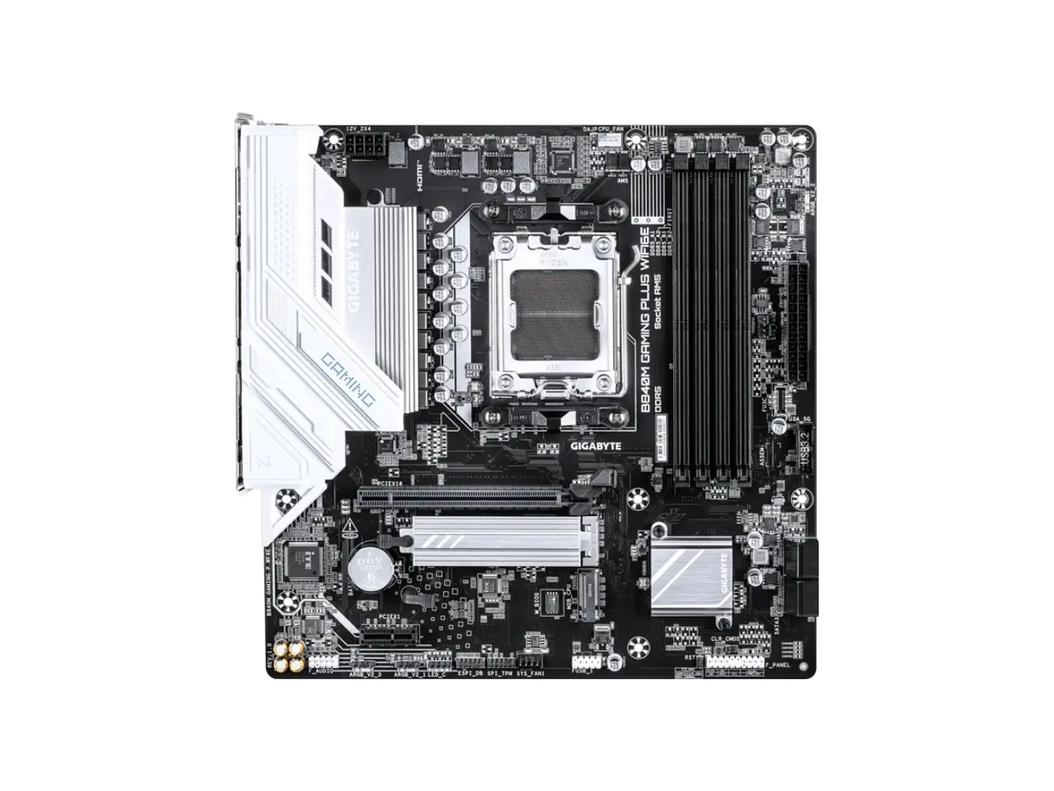 Placa Madre AMD Gigabyte B840M GAMING PLUS WIFI6E, AM5 , DDR5 2