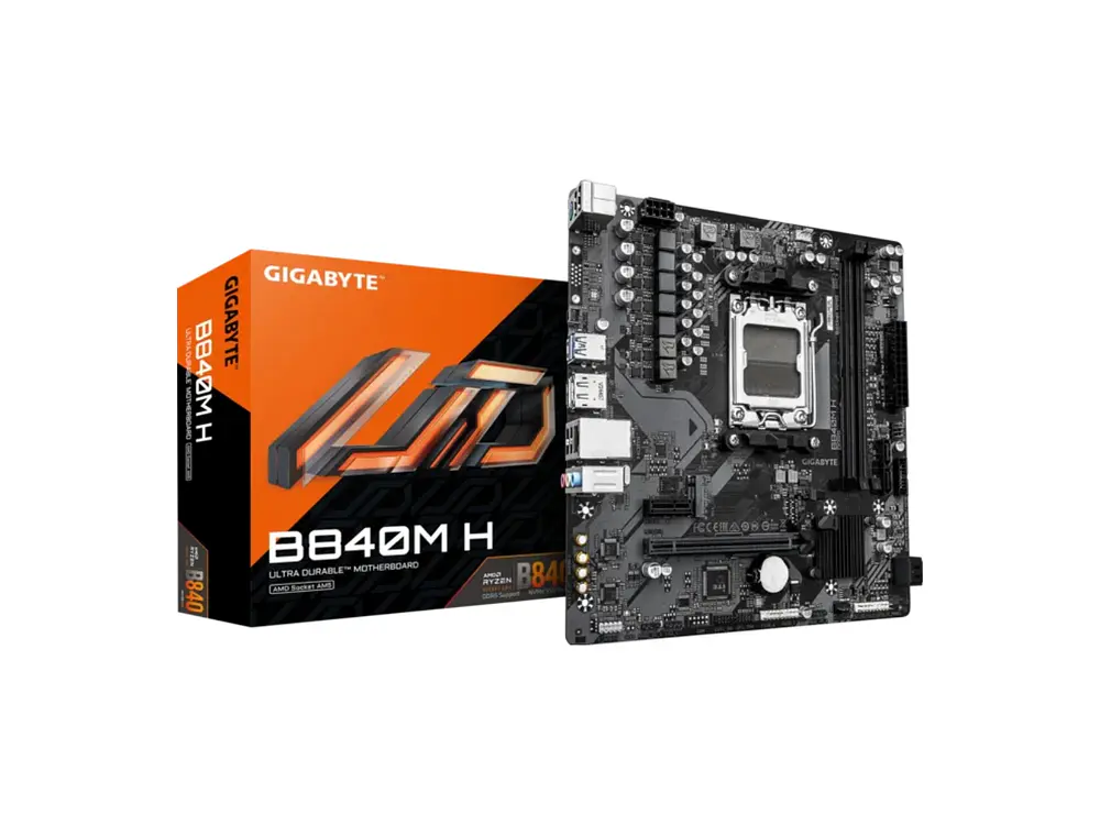 Placa Madre AMD Gigabyte B840M H, AM5, DDR5 1