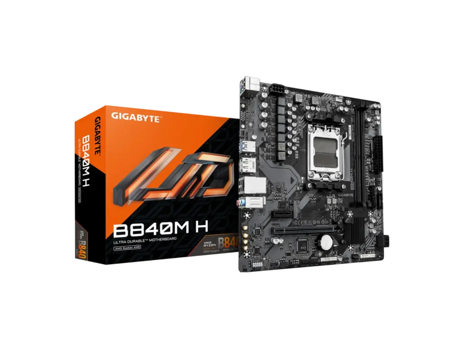 Placa Madre AMD Gigabyte B840M H, AM5, DDR5 1