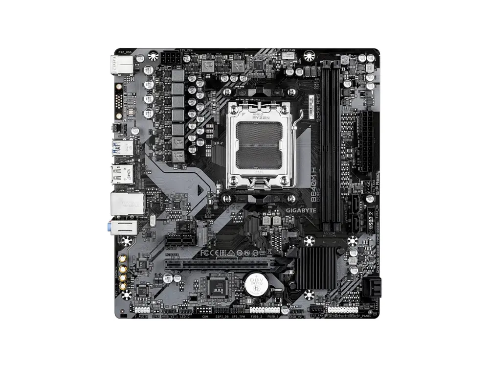 Placa Madre AMD Gigabyte B840M H, AM5, DDR5 2