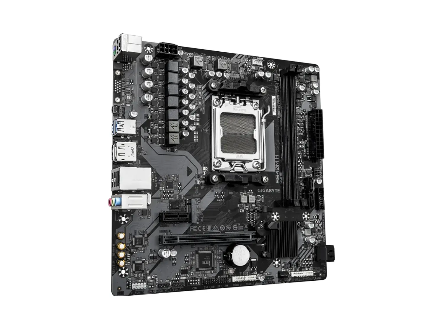 Placa Madre AMD Gigabyte B840M H, AM5, DDR5 3