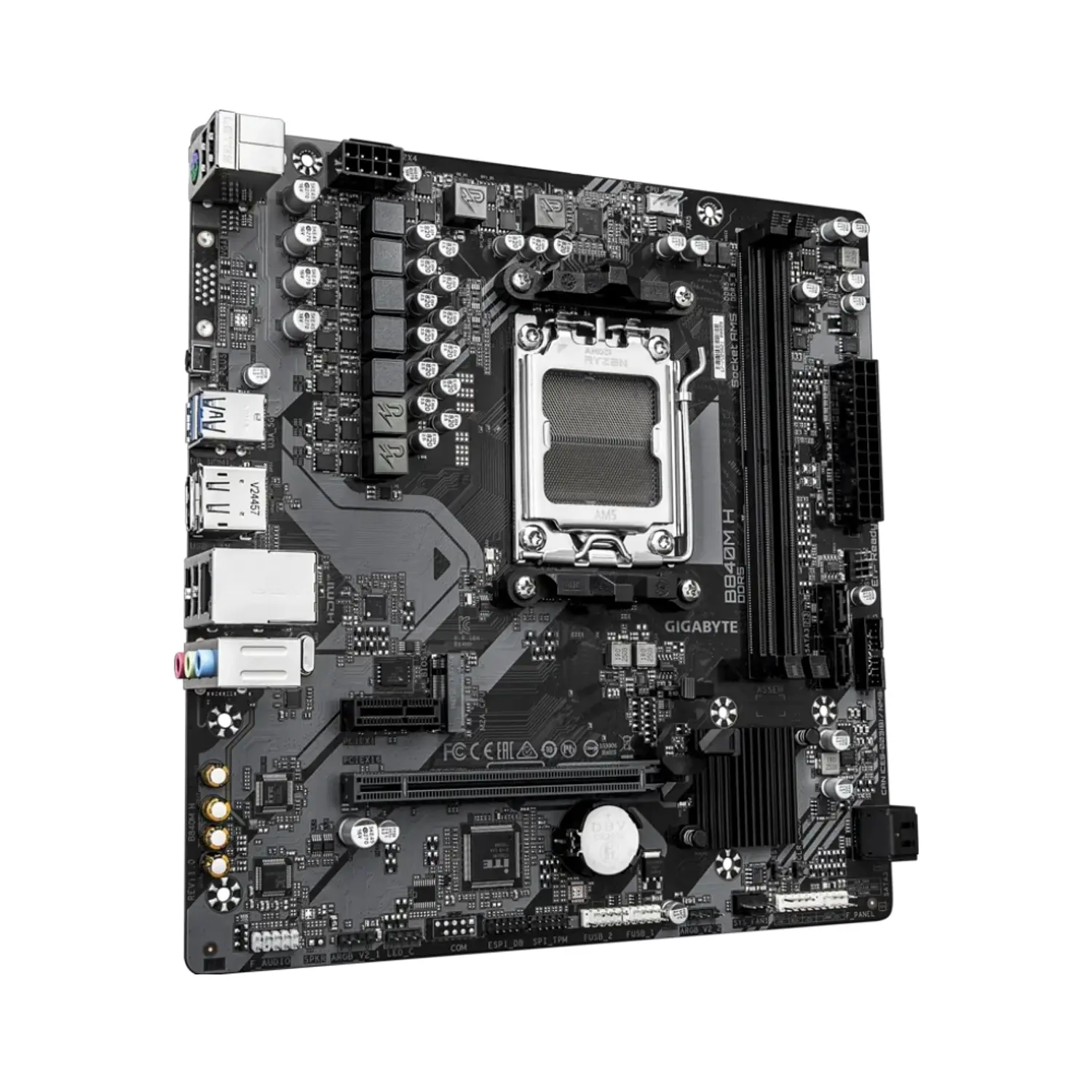 Placa Madre AMD Gigabyte B840M H, AM5, DDR5 3