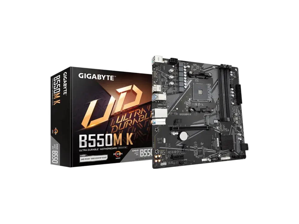 Placa Madre AMD Gigabyte B550M K, AM4, DDR4 1