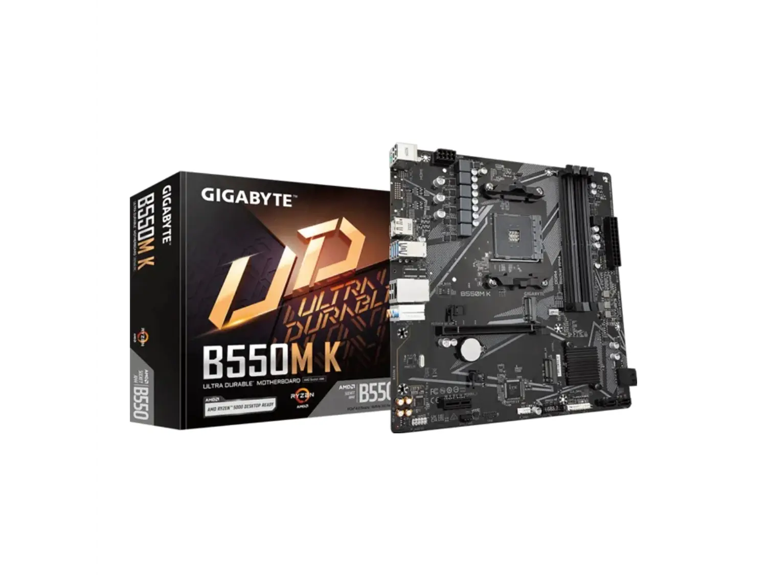 Placa Madre AMD Gigabyte B550M K, AM4, DDR4 1