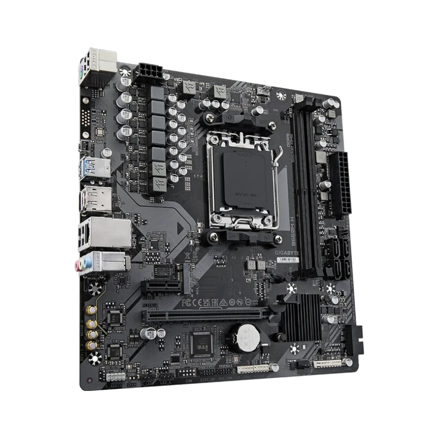 Placa Madre AMD Gigabyte B650M H, AM5, DDR5 3