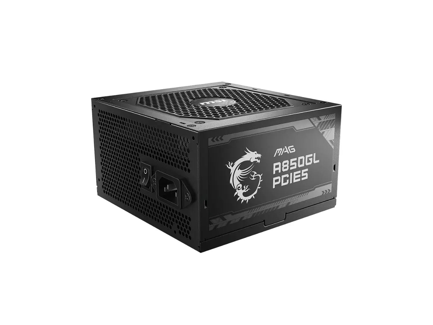 Fuente de Poder MSI MAG A850GLS PCIE5, 850W, 80 Plus Gold 4