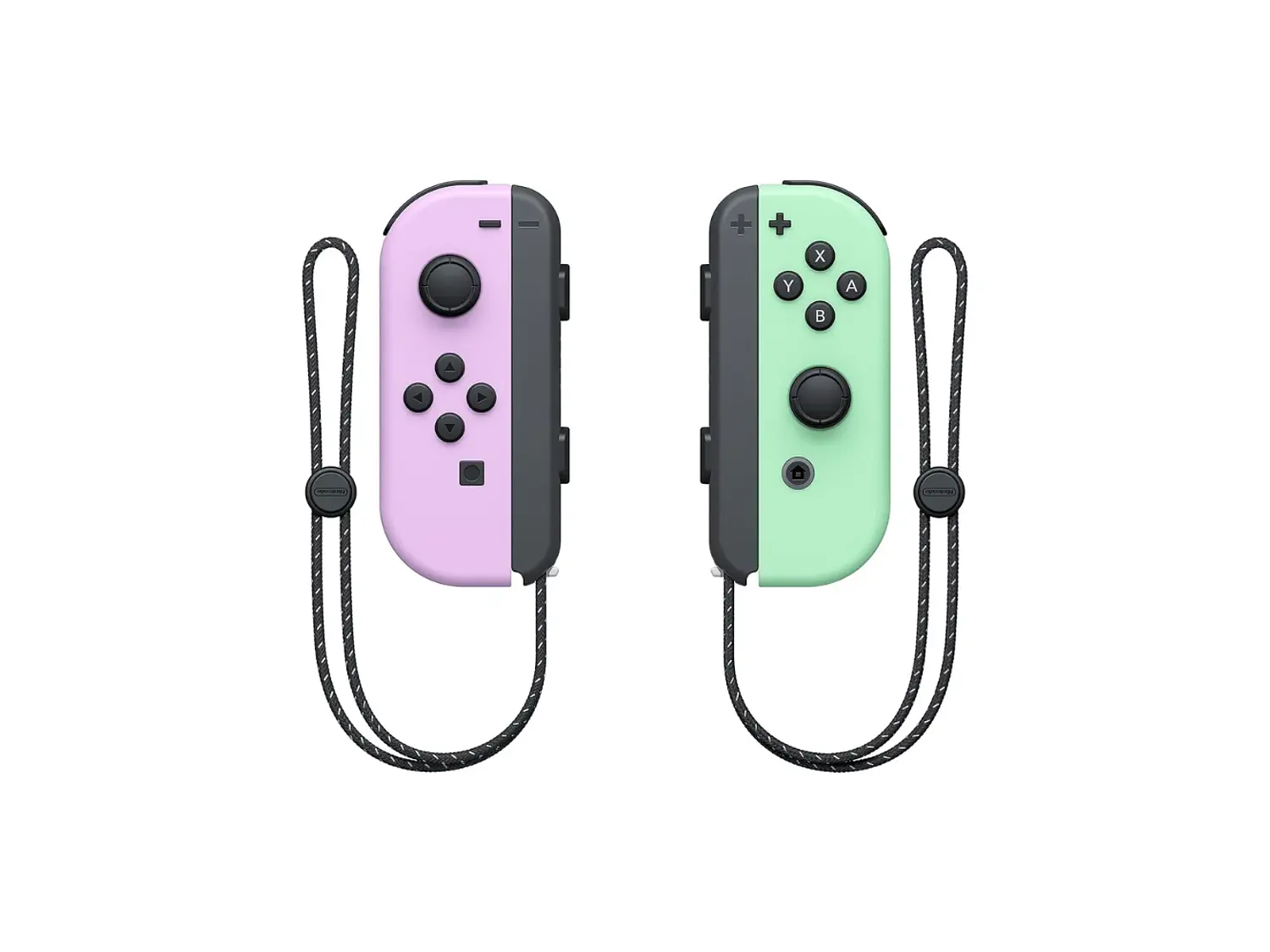Joy Con Original Nintendo Switch Morado Verde Pastel 2