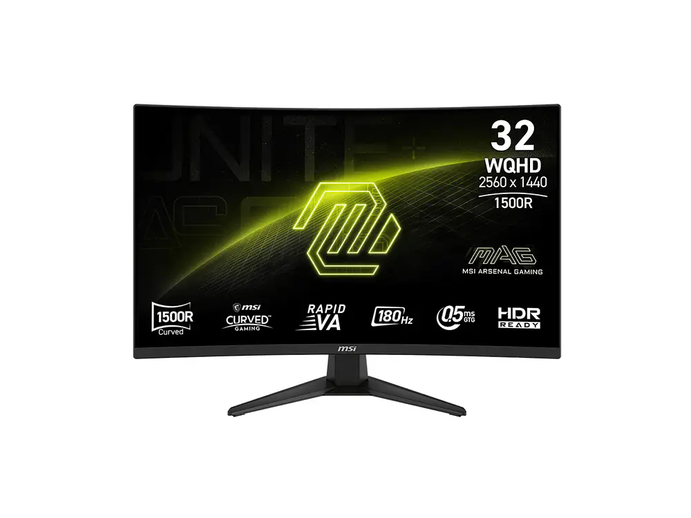 Monitor MSI MAG 321CQF E18 31.5″ WQHD 2K 180Hz Curvo 1