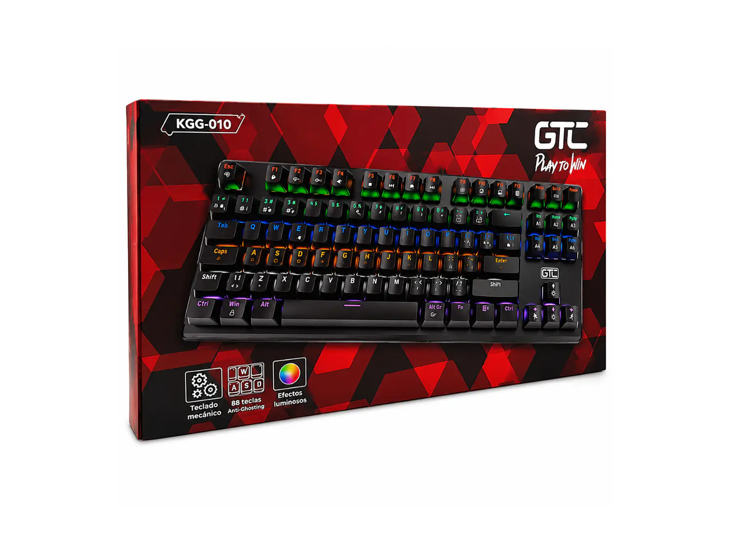 Teclado Gamer GTC Mecánico KGG-010, Switch Blue, Español 1