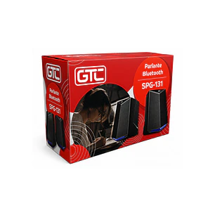 Parlante Bluetooth GTC SPG-131, 3W x 2, USB + Jack 3.5, Bluetooth