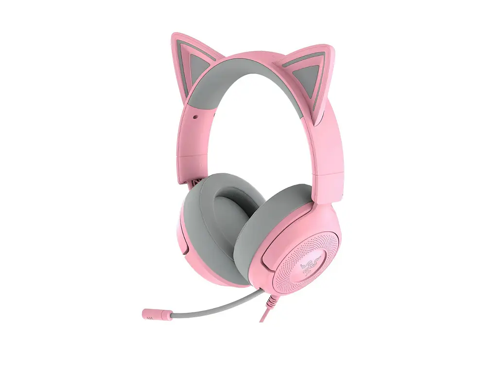 Audifono Gamer Razer Kraken Kitty V3 X Quartz 2