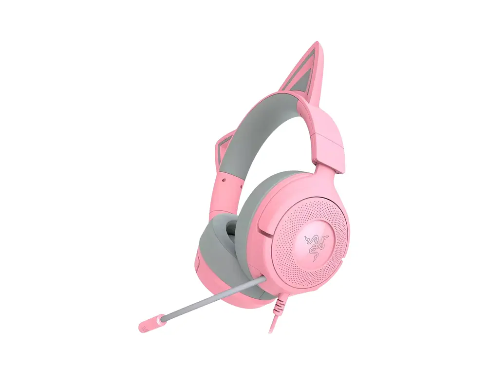 Audifono Gamer Razer Kraken Kitty V3 X Quartz 1