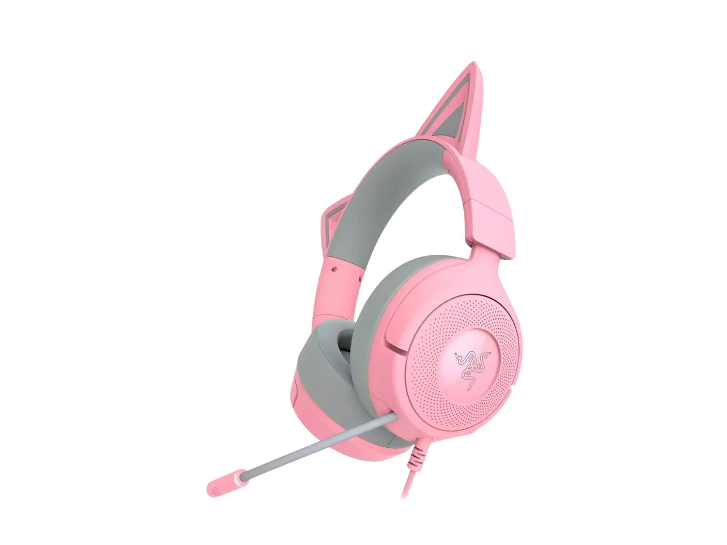 Audifono Gamer Razer Kraken Kitty V3 X Quartz 1