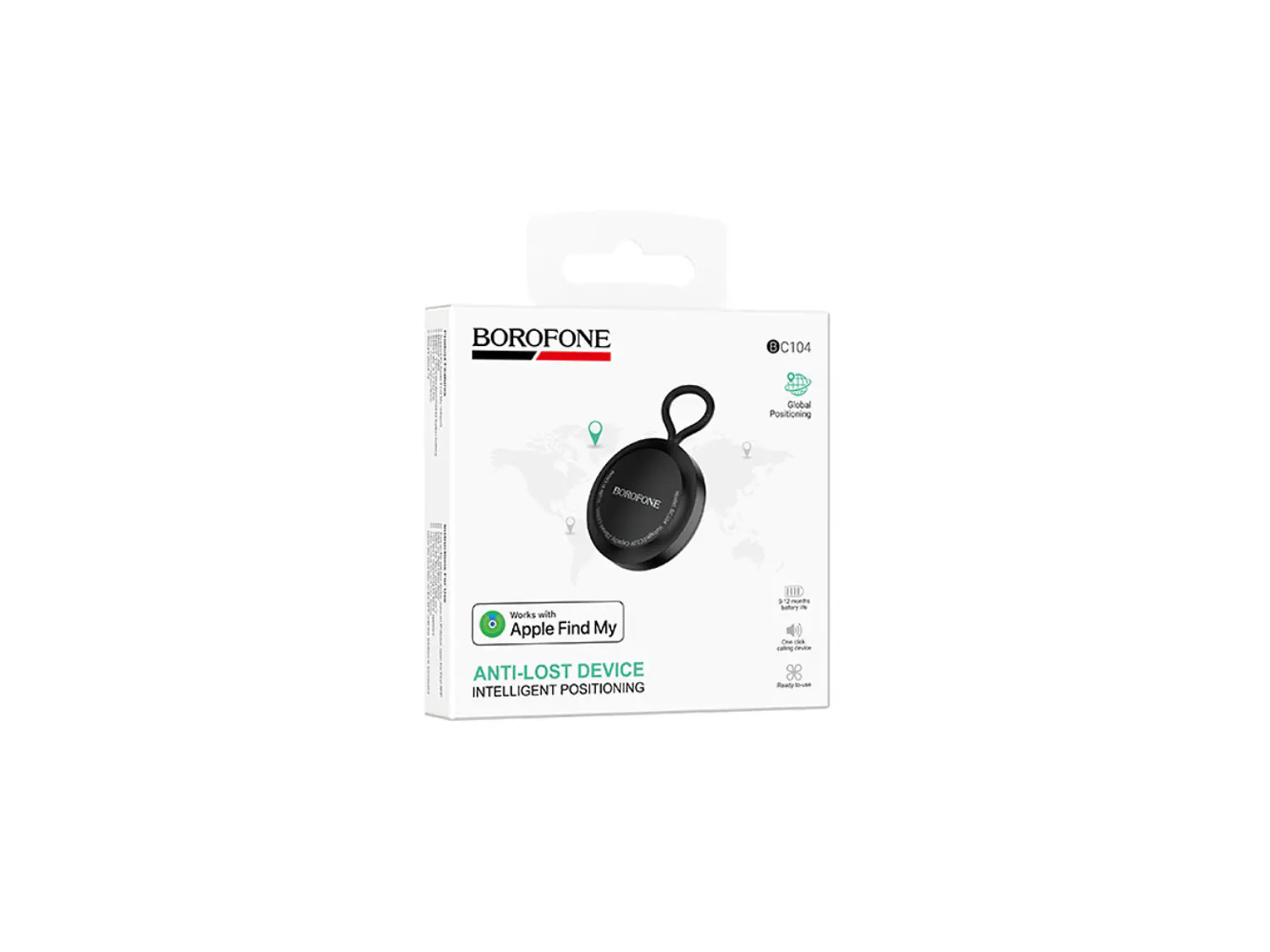 Localizador GPS Borofone BC104 compatible con APPLE Find My 1
