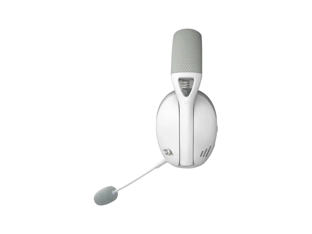 Audífonos Gamer Redragon Ire Pro H848G Wireless 2.4 GHz + Bluetooth + USB-C Blanco/Gris para PC y PS5 3
