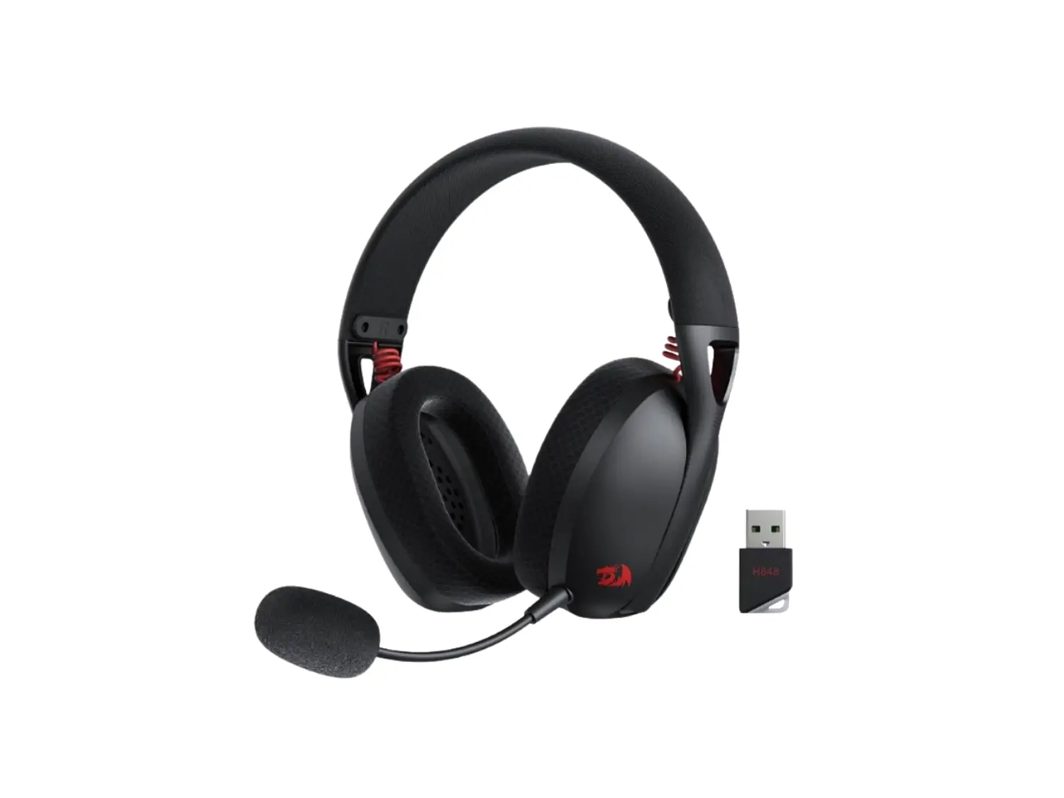 Audífonos Gamer Redragon Ire Pro H848 Wireless 2.4 GHz + Bluetooth + USB-C para PC y PS5 2