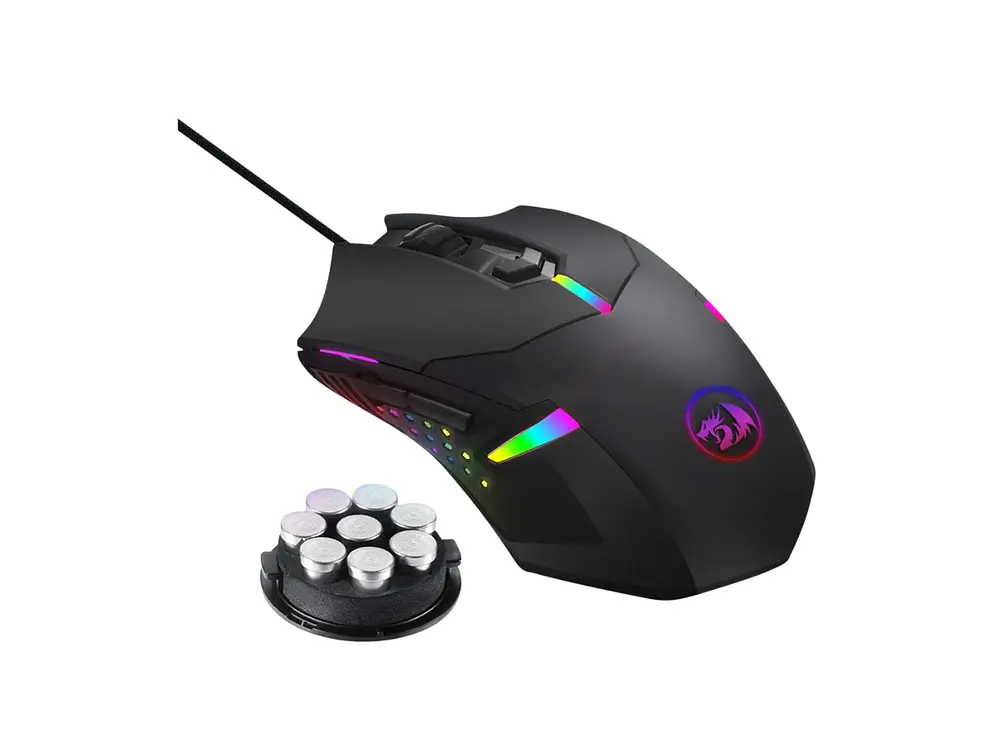 Mouse Gamer Redragon Centrophorus M601, 7200 DPI, 6 Botones 1
