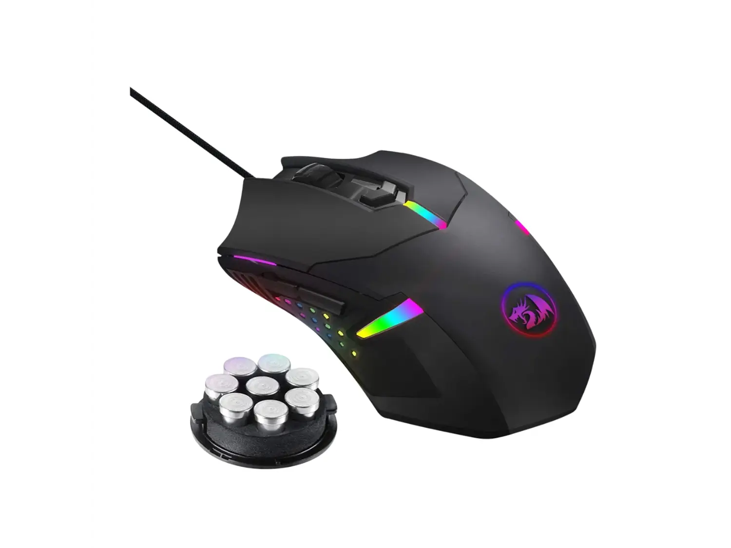 Mouse Gamer Redragon Centrophorus M601, 7200 DPI, 6 Botones 1