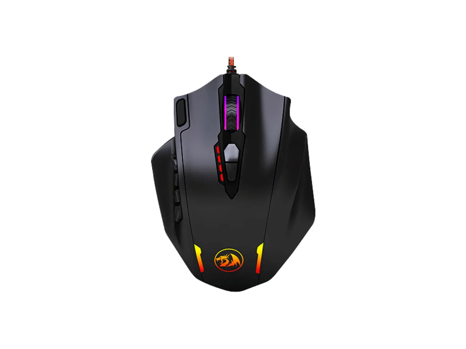 Mouse Gamer Redragon Impact M908, 12400 DPI, MMO 3