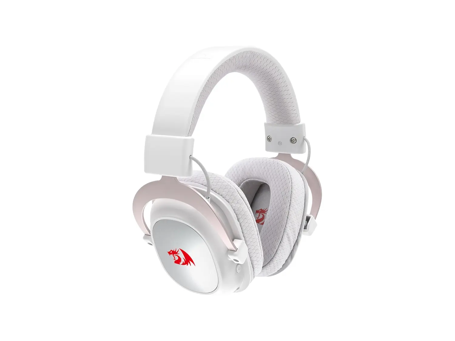 Audífonos Gamer Redragon Zeus H510-PRO Wireless Bluetooth con Micrófono Blanco 3