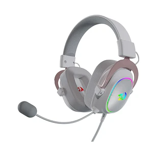 Audífonos Gamer Redragon Zeus X H510 Rgb Color Blanco