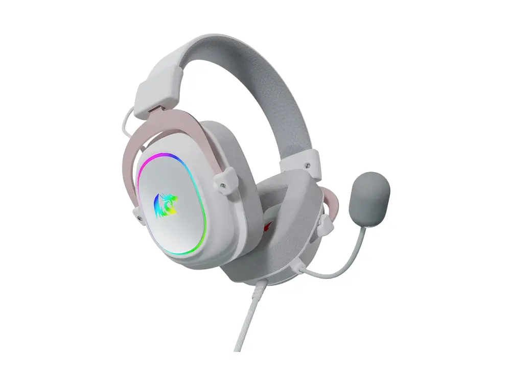 Audífonos Gamer Redragon Zeus X H510 Rgb Color Blanco 3