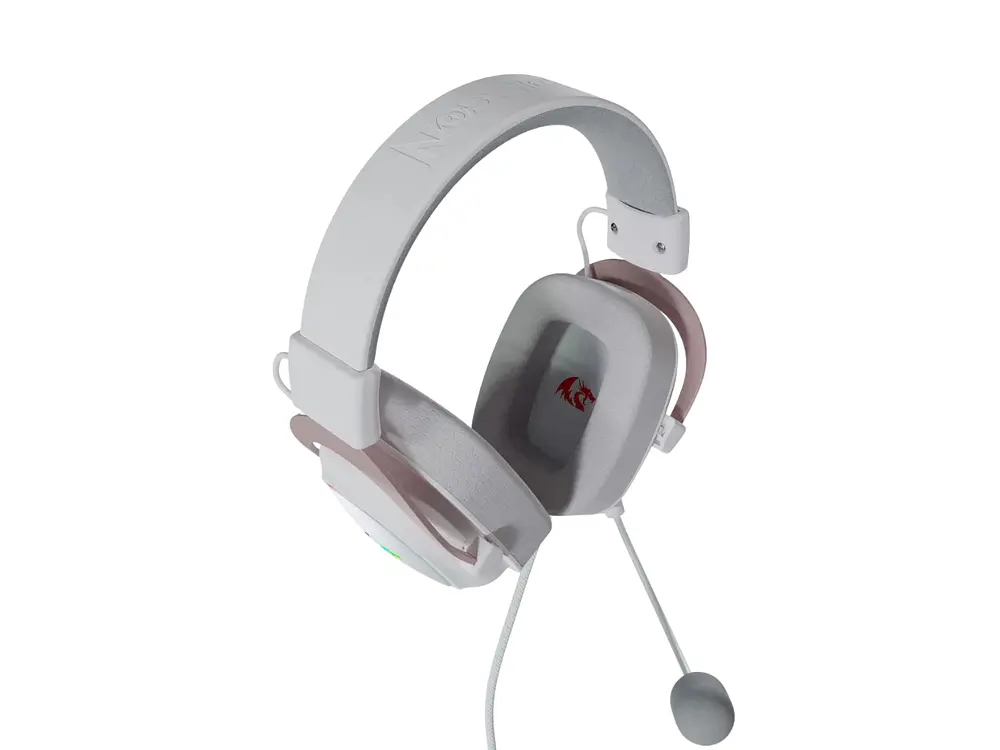Audífonos Gamer Redragon Zeus X H510 Rgb Color Blanco 4