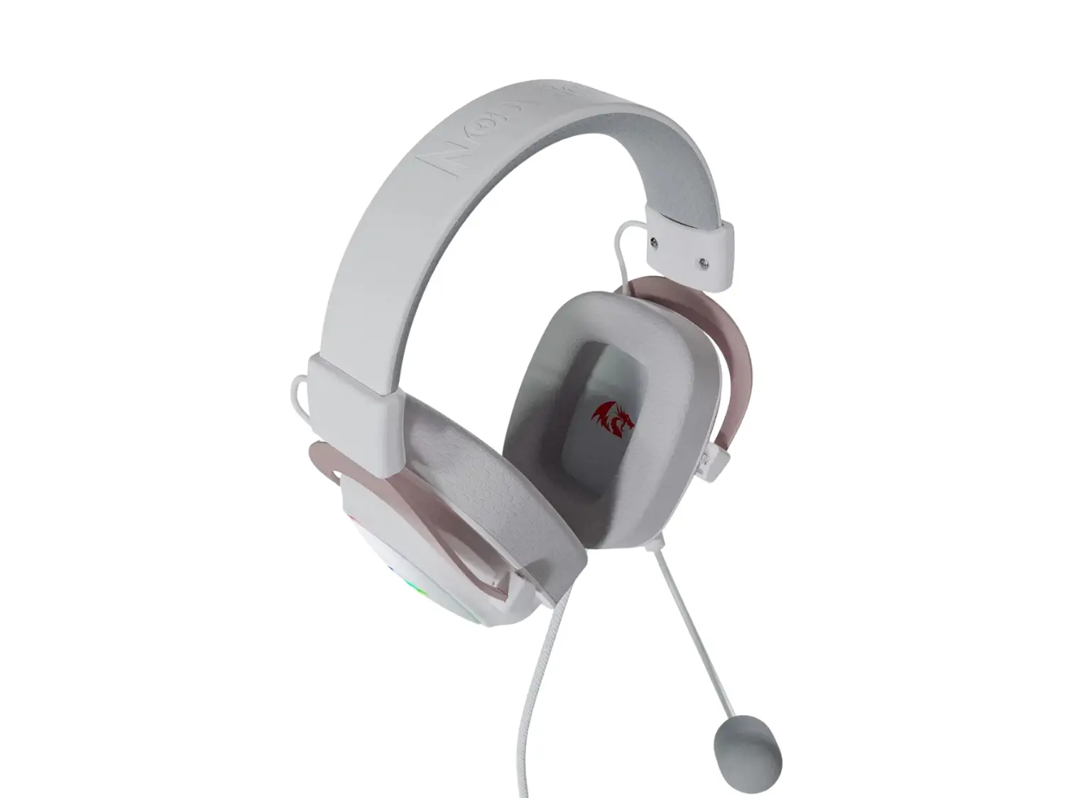 Audífonos Gamer Redragon Zeus X H510 Rgb Color Blanco 4