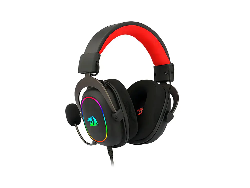 Audífonos Gamer Redragon Zeus X H510 Rgb Color Negro 3