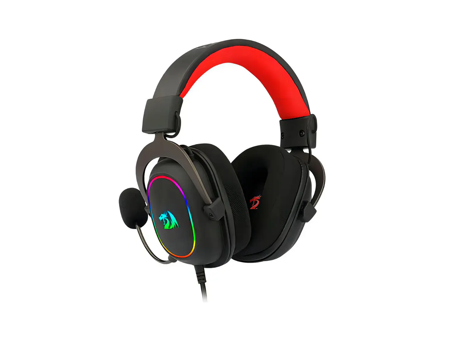 Audífonos Gamer Redragon Zeus X H510 Rgb Color Negro 3