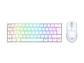 Kit Gamer Redragon S143W K617RGB 60% Español (ES) + Mouse M724 Blanco - Miniatura 1