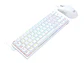 Kit Gamer Redragon S143W K617RGB 60% Español (ES) + Mouse M724 Blanco - Miniatura 3