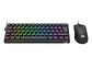 Kit Gamer Redragon S143W K617RGB 60% Español (ES) + Mouse M724 Negro - Miniatura 1
