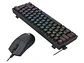 Kit Gamer Redragon S143W K617RGB 60% Español (ES) + Mouse M724 Negro - Miniatura 3
