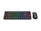 Kit Gamer Redragon S145 Kumara K552 RGB 80% Español (ES) + Mouse KING M724 Pixart 3327 Negro - Miniatura 1