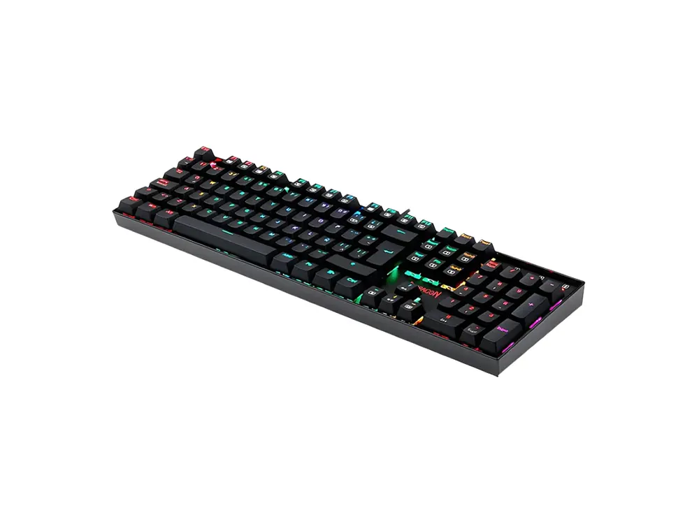 Teclado Mecánico Redragon Mitra K551 RGB, Español, Switch Red, Negro 2
