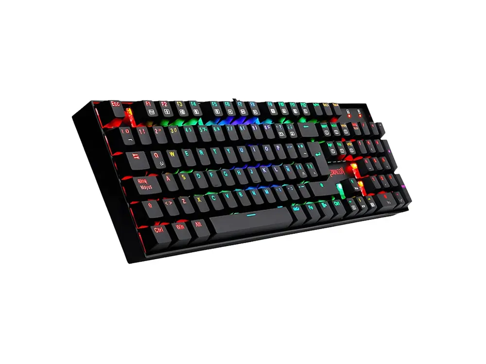 Teclado Mecánico Redragon Mitra K551 RGB, Español, Switch Red, Negro 3