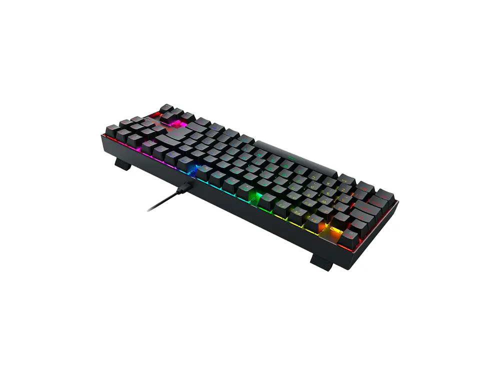 Teclado Gamer Mecánico Redragon Kumara K552RGB-1, Color Negro, Español 2