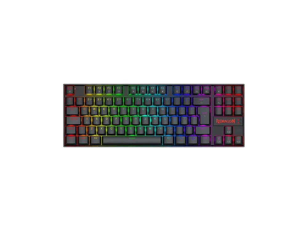 Teclado Gamer Mecánico Redragon Kumara K552RGB-1, Color Negro, Español 1